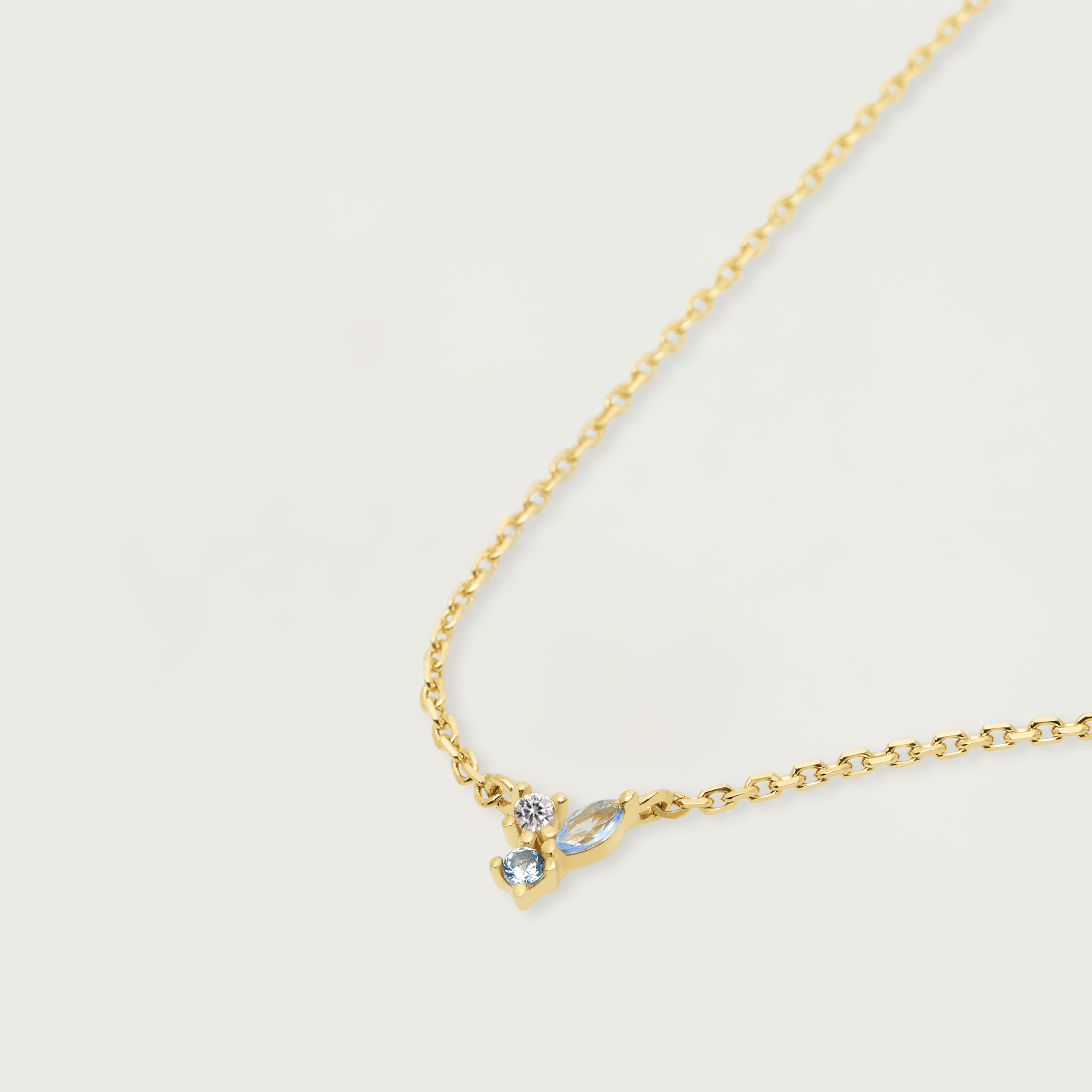PDPAOLA - midnight gold blue necklace CO01-176-U atelier collection