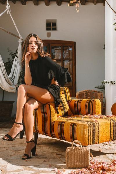 Poppy Field the label - anjuna black mini dress