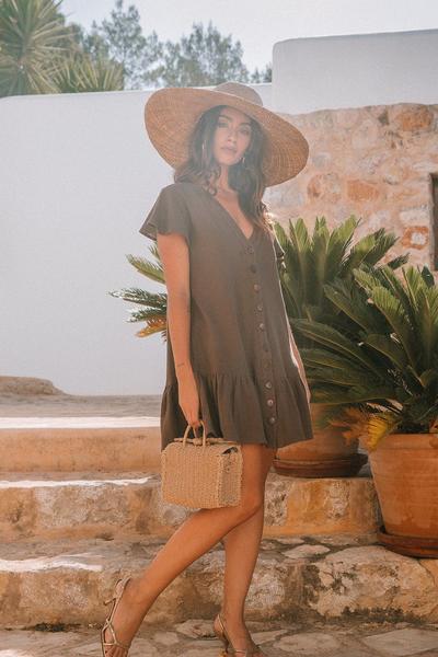 Poppy Field the label - varka dress toffee brown