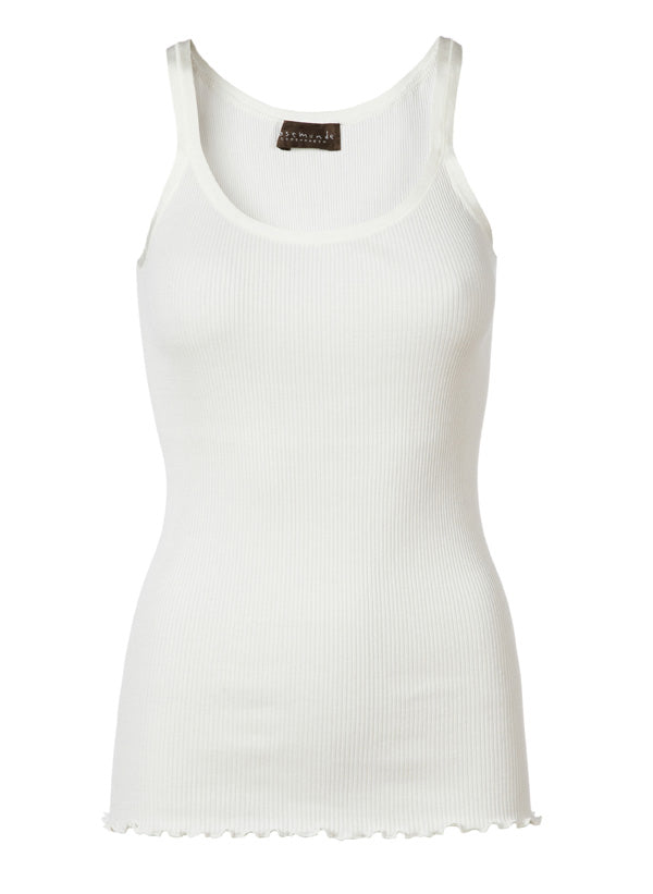 Rosemunde - silk top with elastic neckline