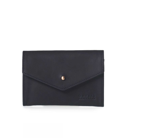 O My Bag - Jo's purse - Black hunter leather