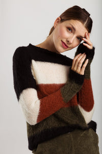 Wearable Stories - Hazel rust knitwear pull