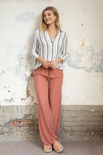 Wearable Stories - avah trousers dark pink