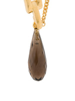Wouters & Hendrix - a wild original! chain detail and smokey quartz necklace