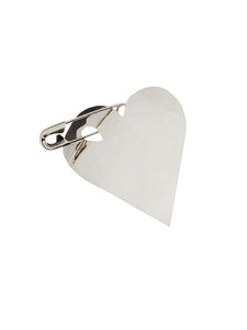 Wouters & Hendrix -  silver heart shaped brooch