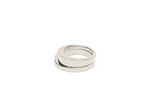Wouters & Hendrix - silver stacking ring of 2 separate rings