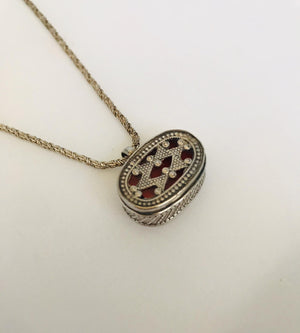 Wouters & Hendrix - silver vintage pendant necklace