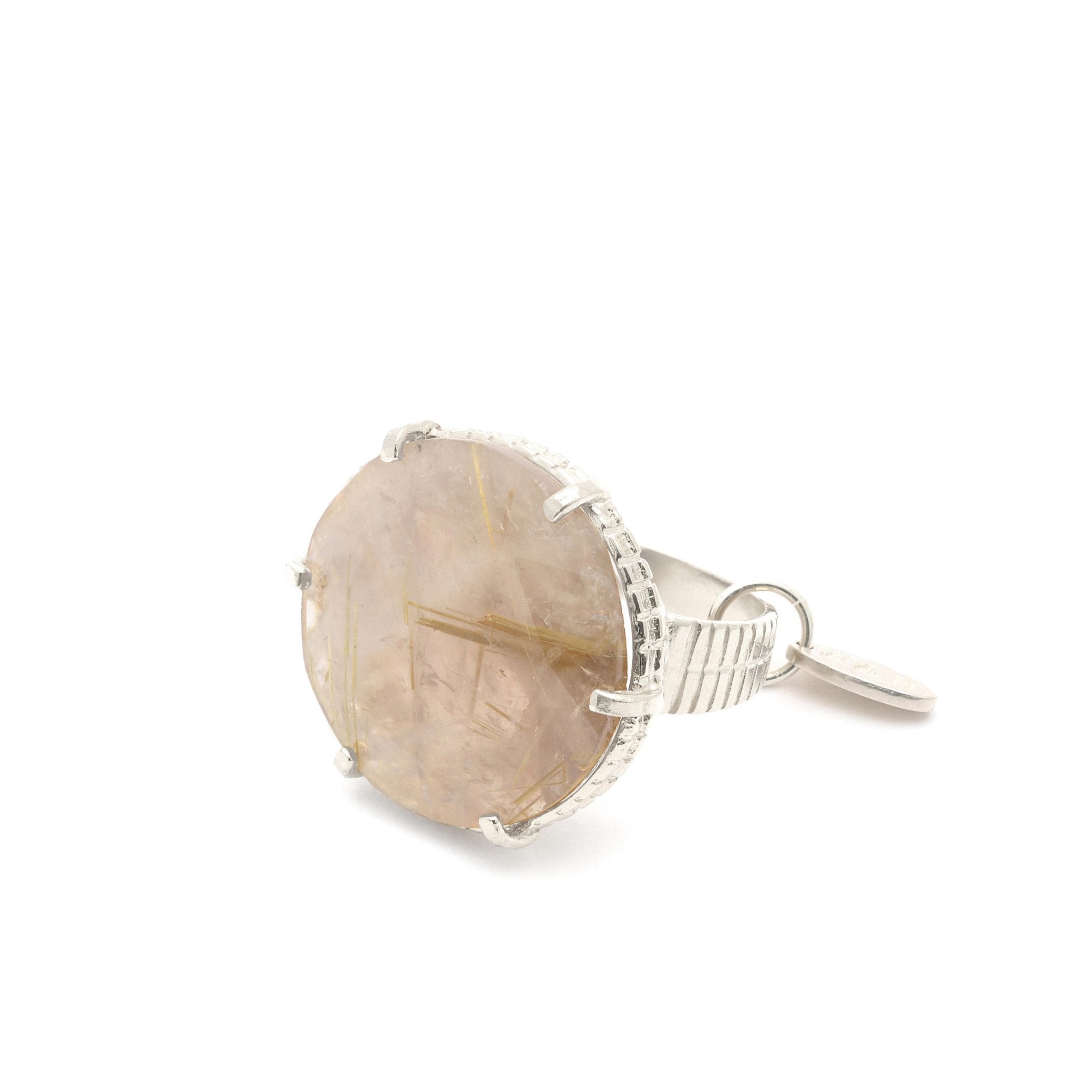 Wouters & Hendrix - statement ring with rutilated quartz