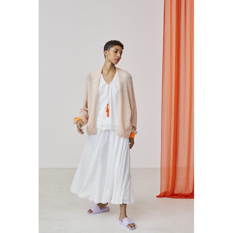 Xandres studio - maeko pink cardigan