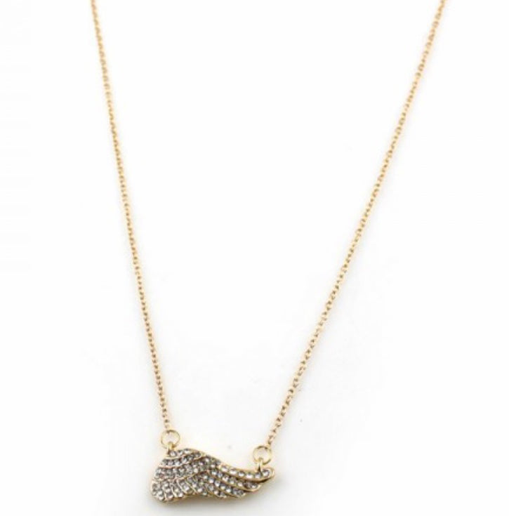 SAM&CEL Necklace with wing and zirconia