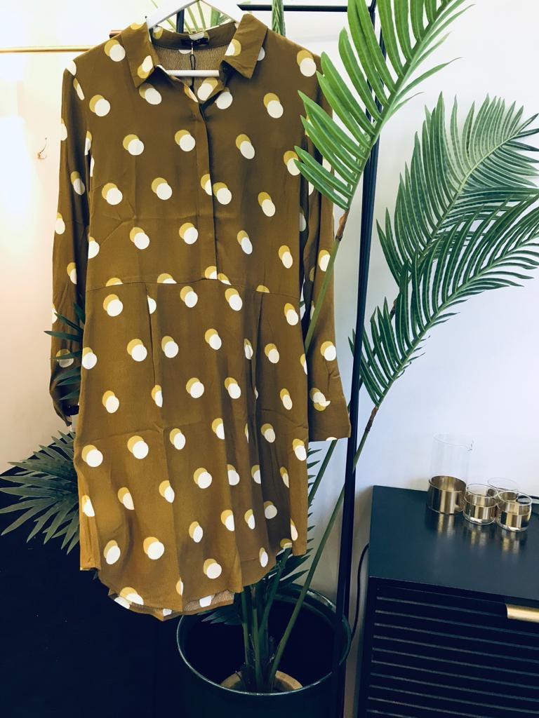 Orfeo Paris dress framire pea green