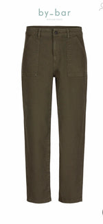 By-Bar - Smiley twill pant forest night