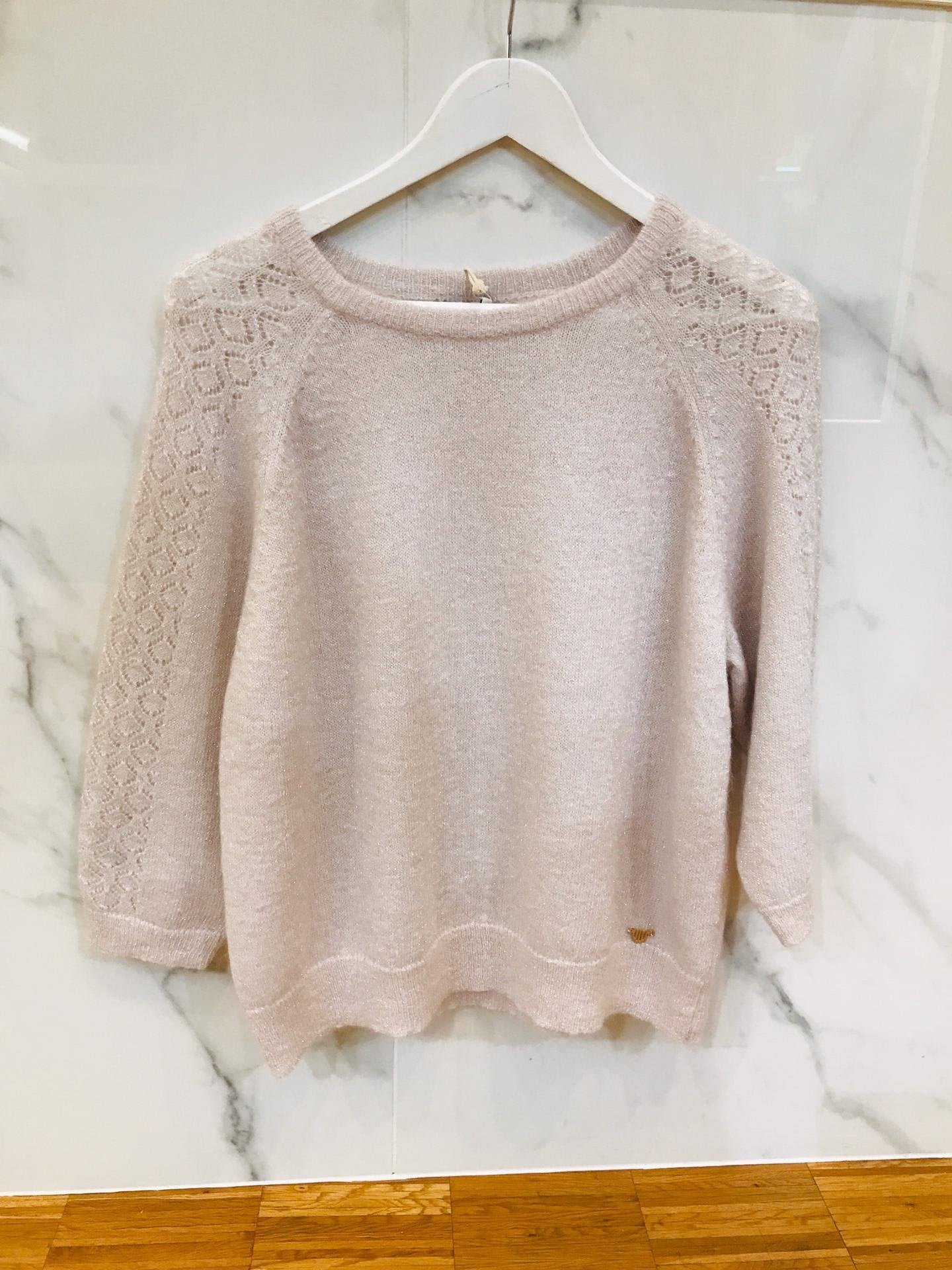 Orfeo - angele nude kid mohair sweater