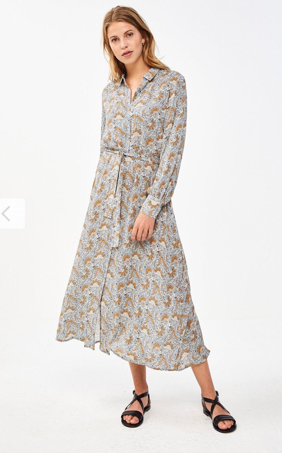 By-Bar Yara Oceano dress blue smoke