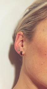SAM&CEL - mini reliëf stud earrings