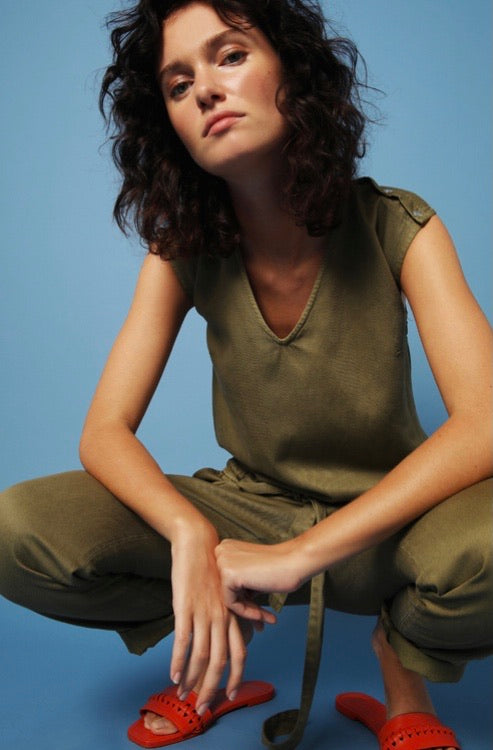 Hampton Bays Jumpsuit Nacre camou green