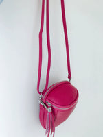 SAM&CEL- small fuchsia leather bag