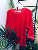 Maison Anje - colourful and cosy red knitwear