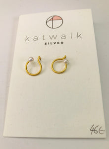 katwalk silver - earrings