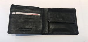Anthracite wallet by Aunts&Uncles in vegetal tanned cowhide. 