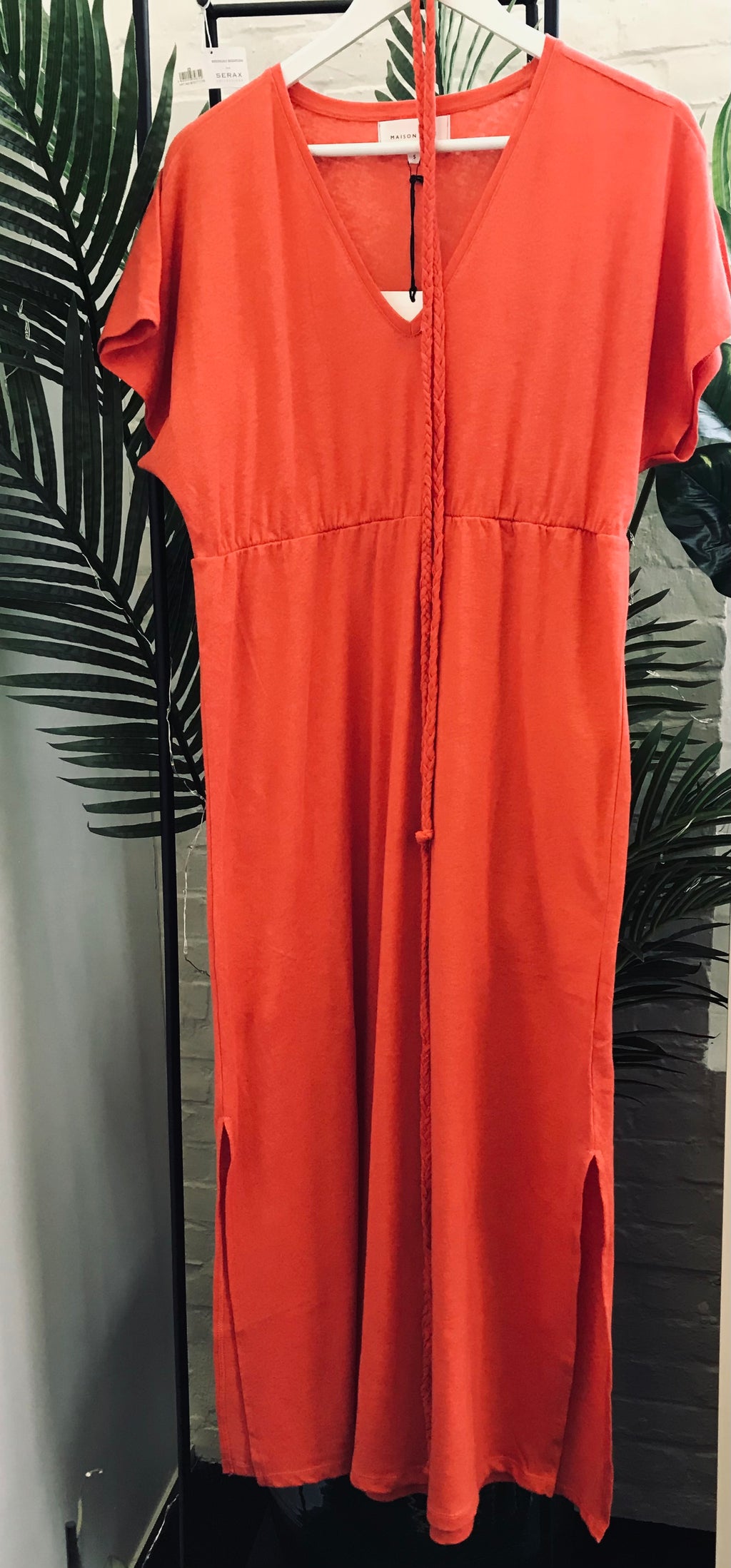 Maison Anje Diana L Dress hibiscus