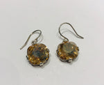 Wouters & Hendrix silver hook earrings with cristal
