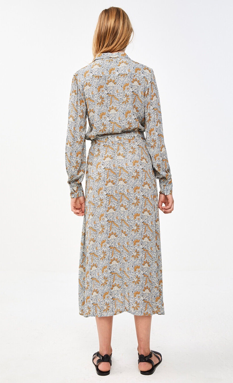 By-Bar Yara oceano dress blue smoke