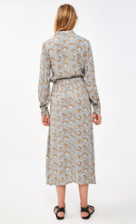 By-Bar Yara oceano dress blue smoke