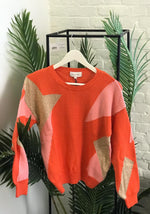 Maison Anje - lasalva knit sunset red jumper