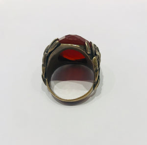 Wouters & Hendrix ring with faceted agate stone