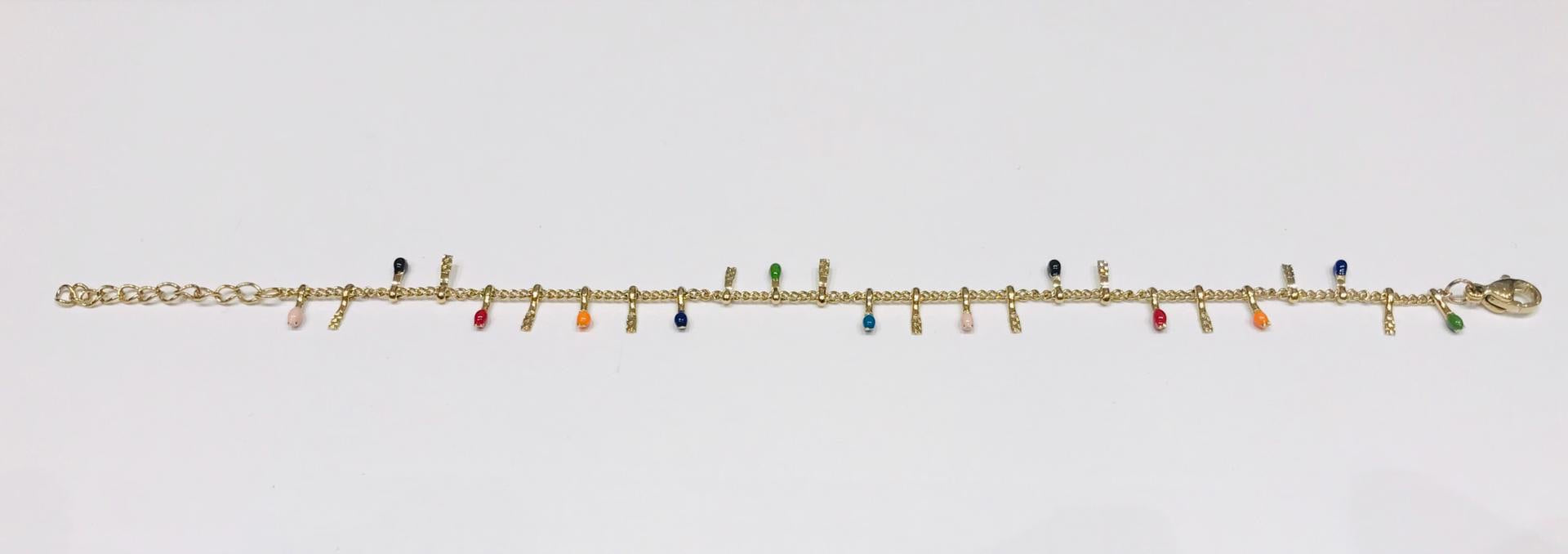 Enamel steel bracelet by Sam&Cel. 