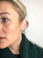 Katwalk silver - silver O earrings
