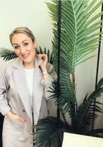 Dutchess - sumi white striped coat