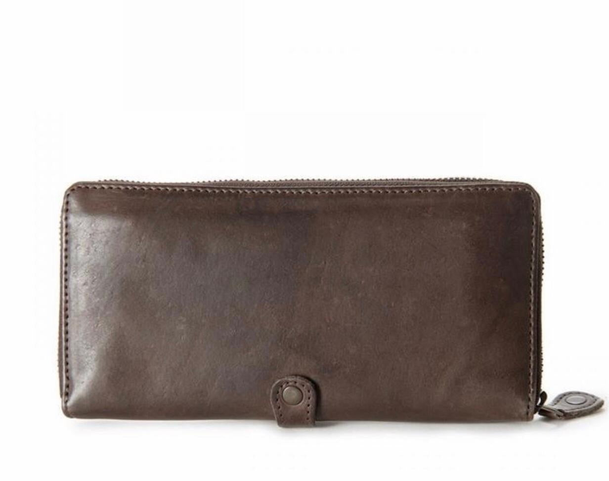 Aunts & Uncles - dark brown or black metallic wallet