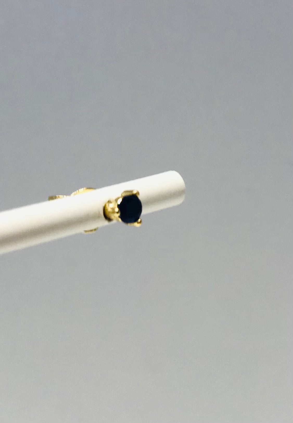 SAM&CEL goldplated little earrings with blue zirconia