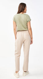 By-Bar Mila linen top bright olive