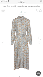 By-Bar Yara oceano dress blue smoke