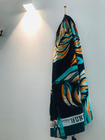 Xandres studio - colourful black palm scarf