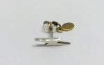 Wouters & Hendrix silver stud earrings lightning