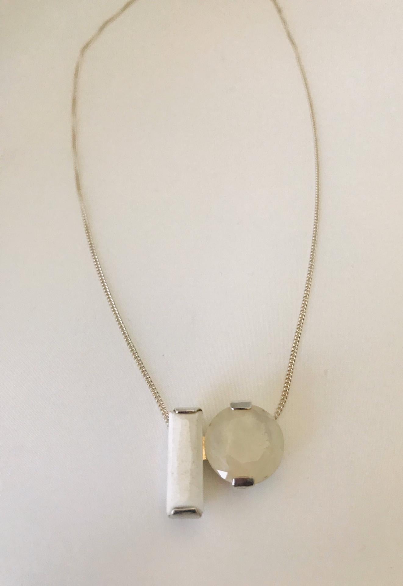 Wouters & Hendrix - silver moonstone necklace