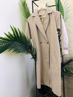 Dutchess - sumi white striped coat