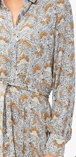 By-Bar Yara oceano dress blue smoke