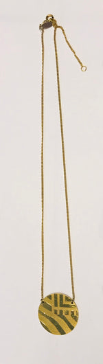 Wouters & Hendrix goldplated necklace with circle