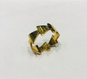 Atelier Elf goldplated ring arrow