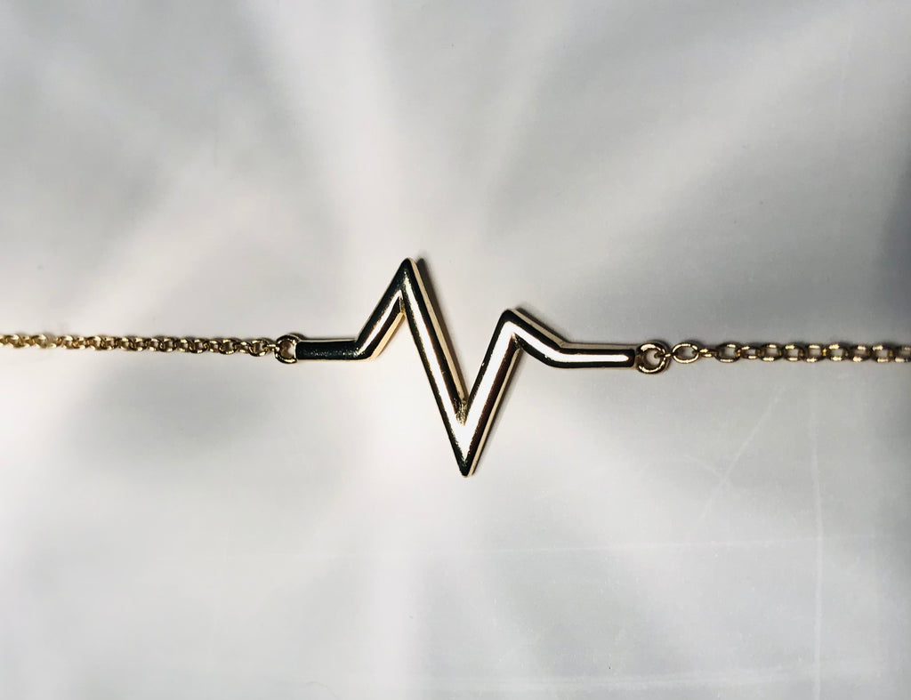 SAM&CEL GOLDPLATED BRACELET HEARTBEAT