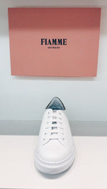 Fiamme napoli vitello white antilope camel sneaker