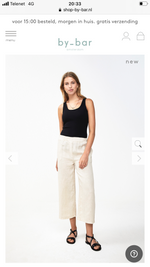 By-Bar Jade singlet black