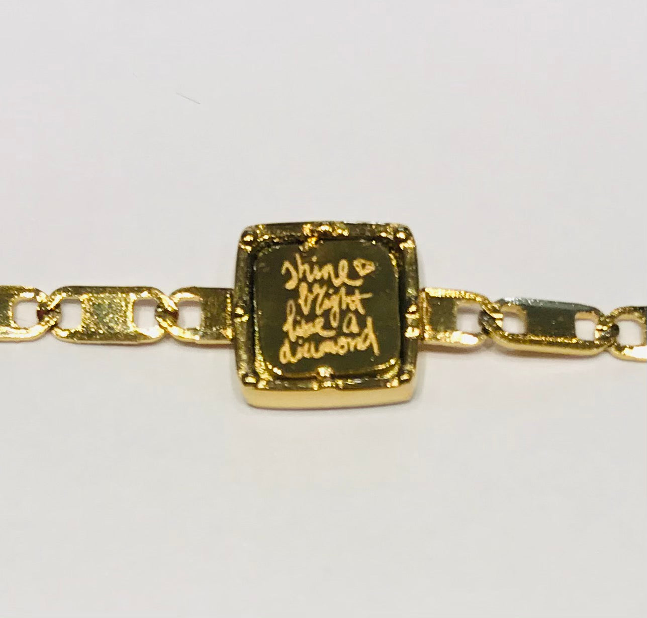 SAM&CEL bracelet goldplated with square