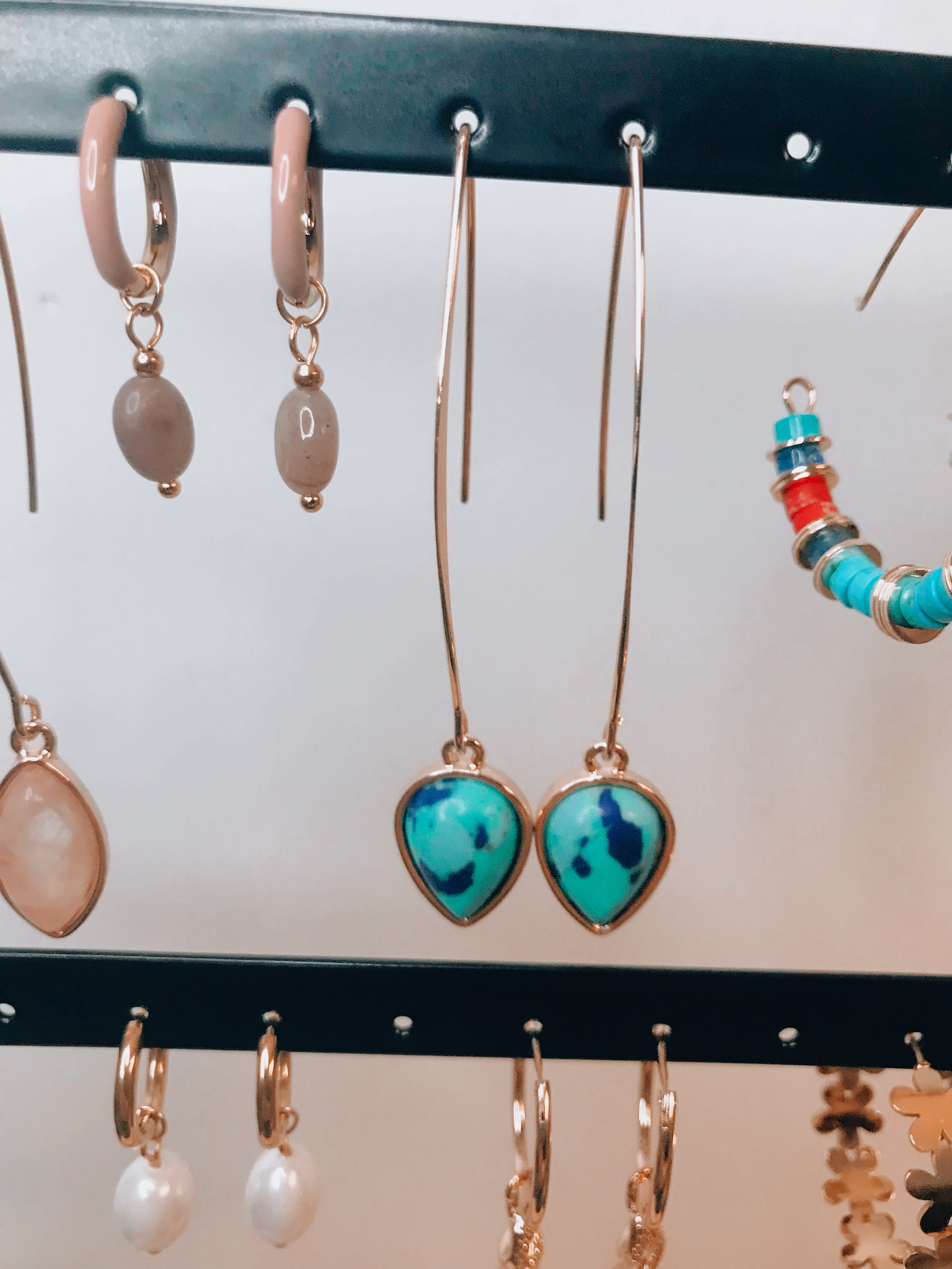 SAM&CEL - long turquoise earrings
