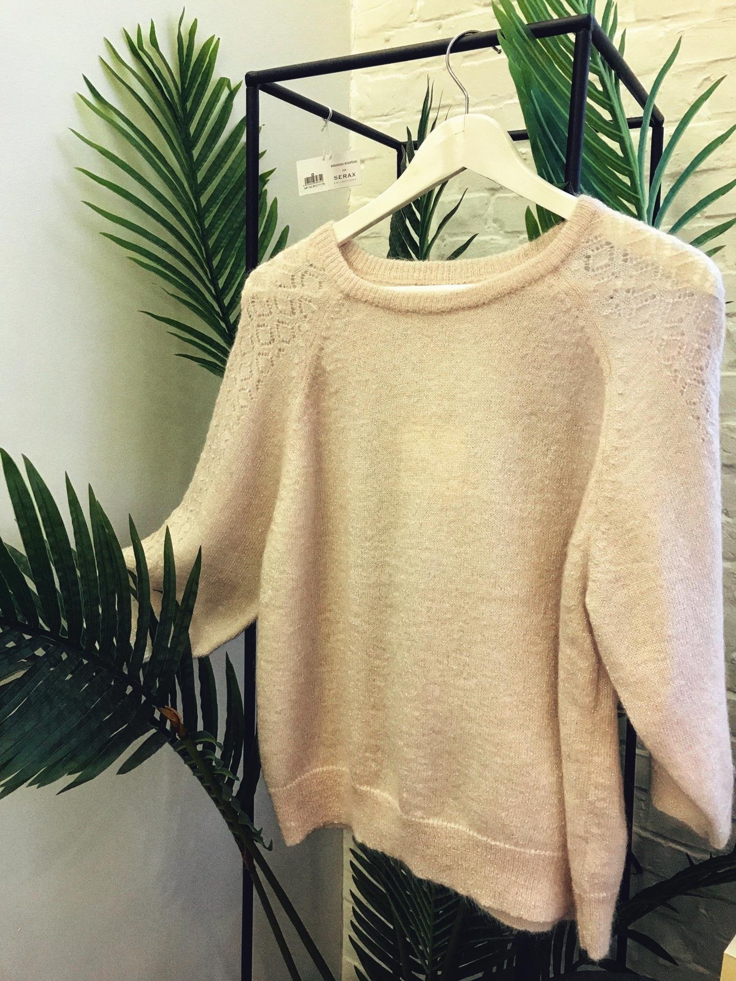 Orfeo - angele nude kid mohair sweater